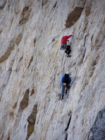Tre Cime Cech climber.JPG